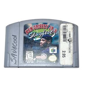 Ken Griffey Jr’s Slugfest Nintendo 64 N64 1999 Game Cartridge Only